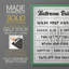 «Simple Bathroom Rules», reproduction encadrée - bois massif-1769960471-1769960472