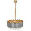 AGUARICO Glass Brass Chandelier