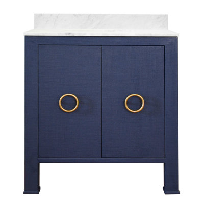 Ensemble de meuble-lavabo simple 30,5 po Blanche