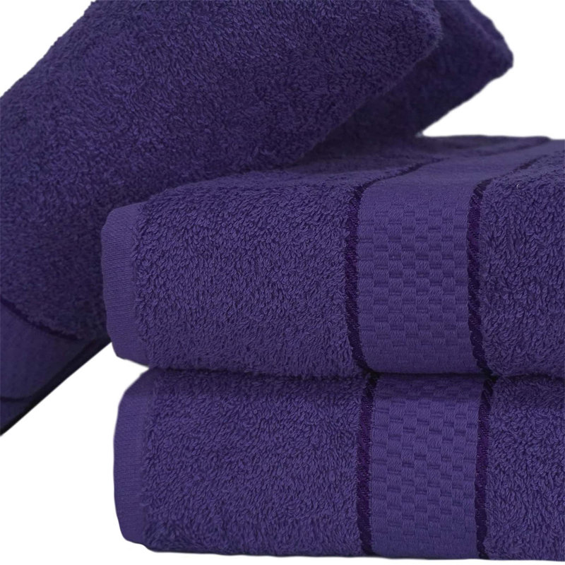 100% Cotton Bath Sheet, Purple
