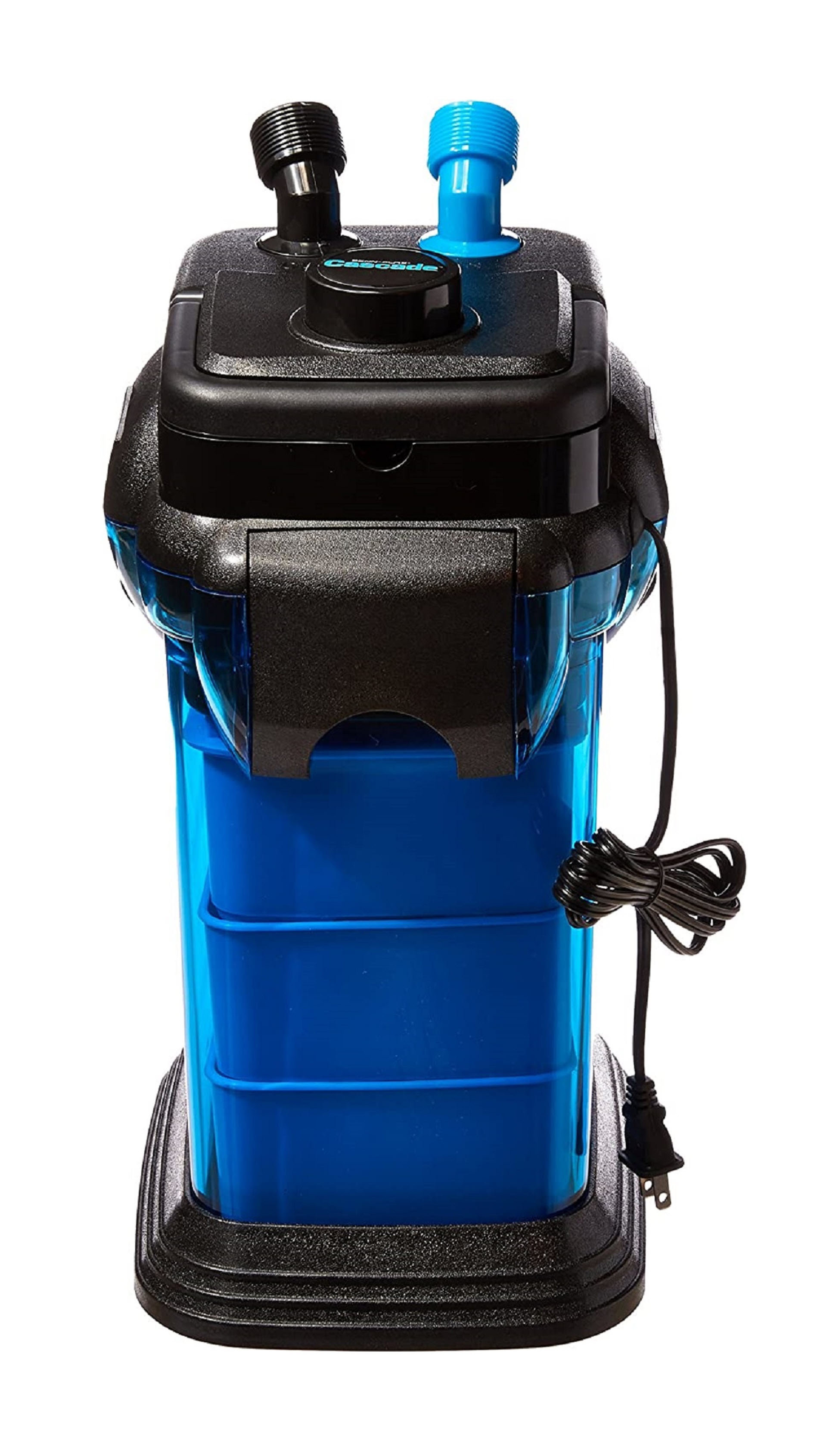 Penn Plax Cascade 1000 Aquarium Canister Filter 265 Gallons Per Hour