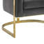 Fauteuil d'appoint touffeté tonneau