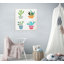 «Cute Cacti», art sur toile-1801270472