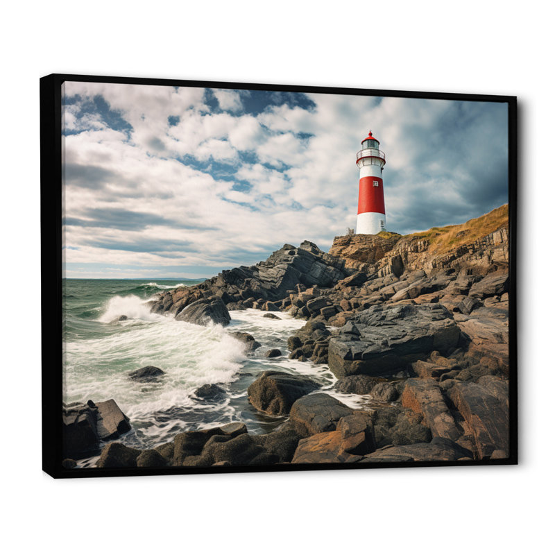 Phare de l'est du Canada II, Noir, H 12 po x l 20 po x P 1 po