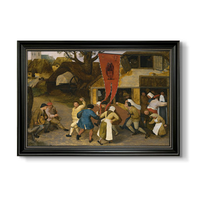 Une foire de village, c. 1567-1569-pieter Bruegel l'Ancien - toile sur mesure encadrée