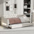Upholstered Twin Xl Size Daybed With Led Belt And Trundle-1138986521