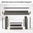 63" Console Table, Farmhouse Entryway Table, Narrow Wood Sofa Table for Living Room, Foyer-545961132