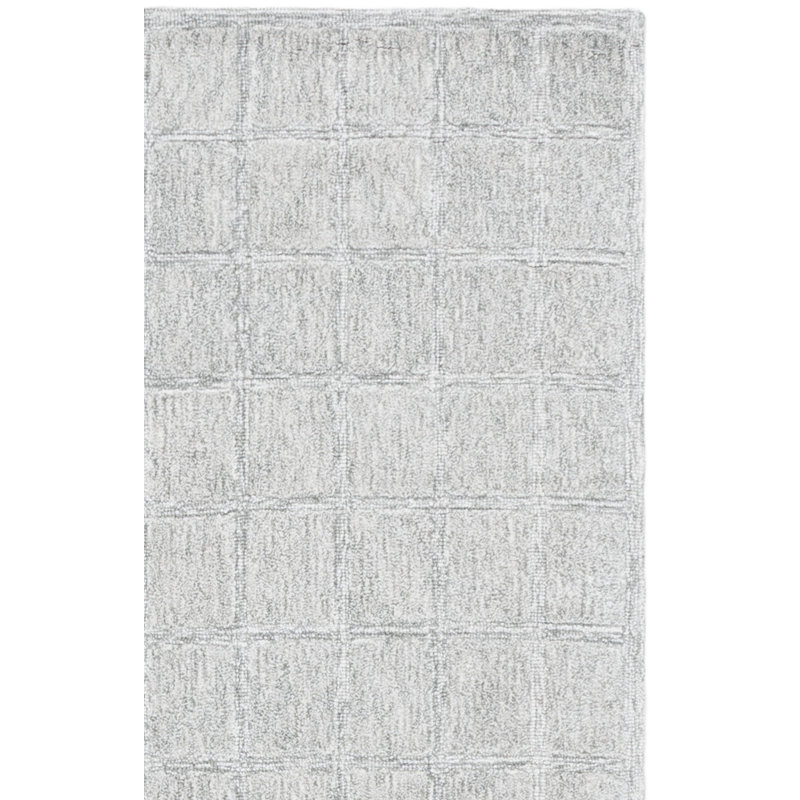 Genre Hand Woven Wool;Cotton Solid Color Rug, Runner 2'3" x 8'
