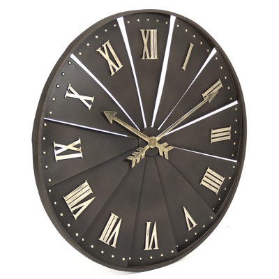 Très grande horloge murale 36 po