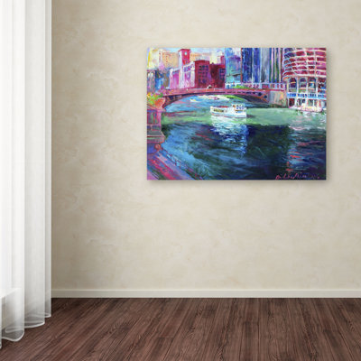«Chicago 2» par Pakarad, reproduction d'art sur toile tendue