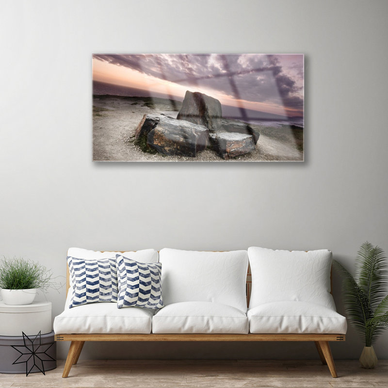 Landscape Rock - No Frame Print on Glass
