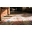 Oval 1920s Hand Knotted Pile Wool Coral / Salmon Pink Antique Rug