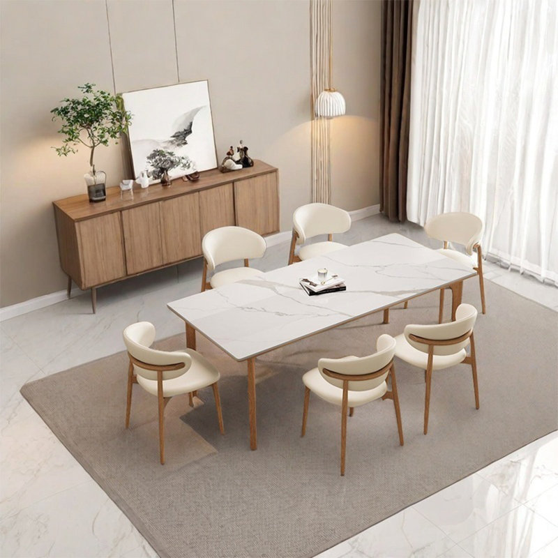 Ensembles de table de salle à manger simples et modernes, H 29,52 po x L 55,11 po x l 31,49 po