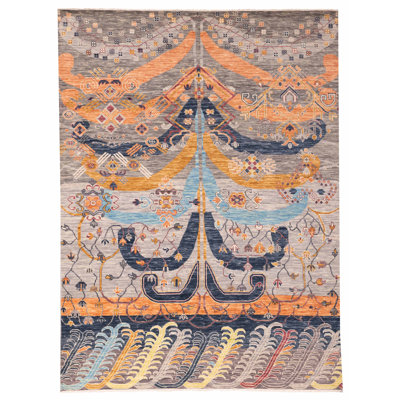 Tapis gris Shalimar 9 pi 1 po x 12 pi 1 po