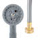 Retractable Hose - 100 FT Garden Hose with 9 Nozzle Patterns - Hose Reel Wall Mount with 180-Degree Swivel Bracket and Auto-Rewind by Pure Garden