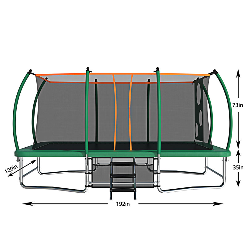 Trampoline carré 10X16ft