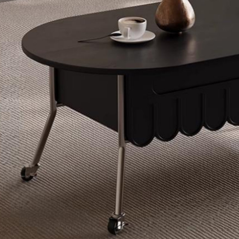 Table basse rétro au design individuel et créatif, Noir