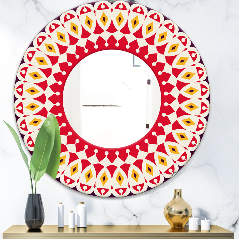 Miroir d'appoint Répétition Mid-Century, H 31,5 po x l po