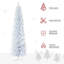 Arbre de Noël neige enneigé