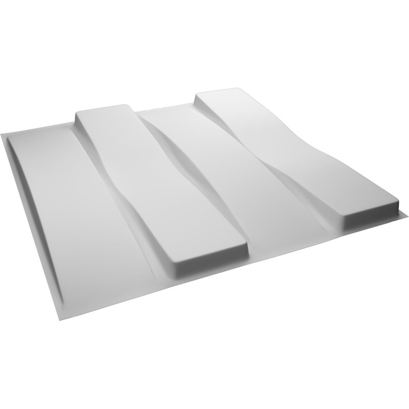 Panneau mural décoratif Capura EnduraWall 3D, Blanc
