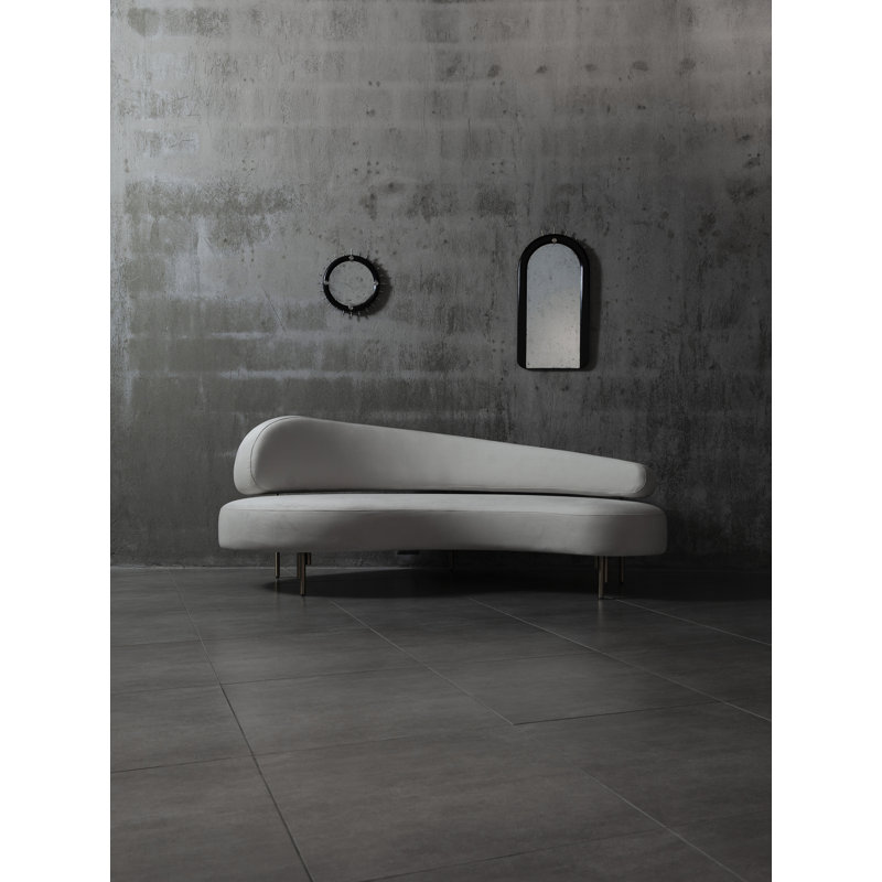 Sitiera Solid Wood Wall Mirror, Silver