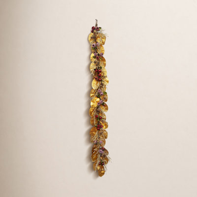 60" Golden Berry Christmas Garland