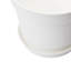 16 Packs 6 In Durable Plastic Planter Pots With Drainage Holes & Saucers