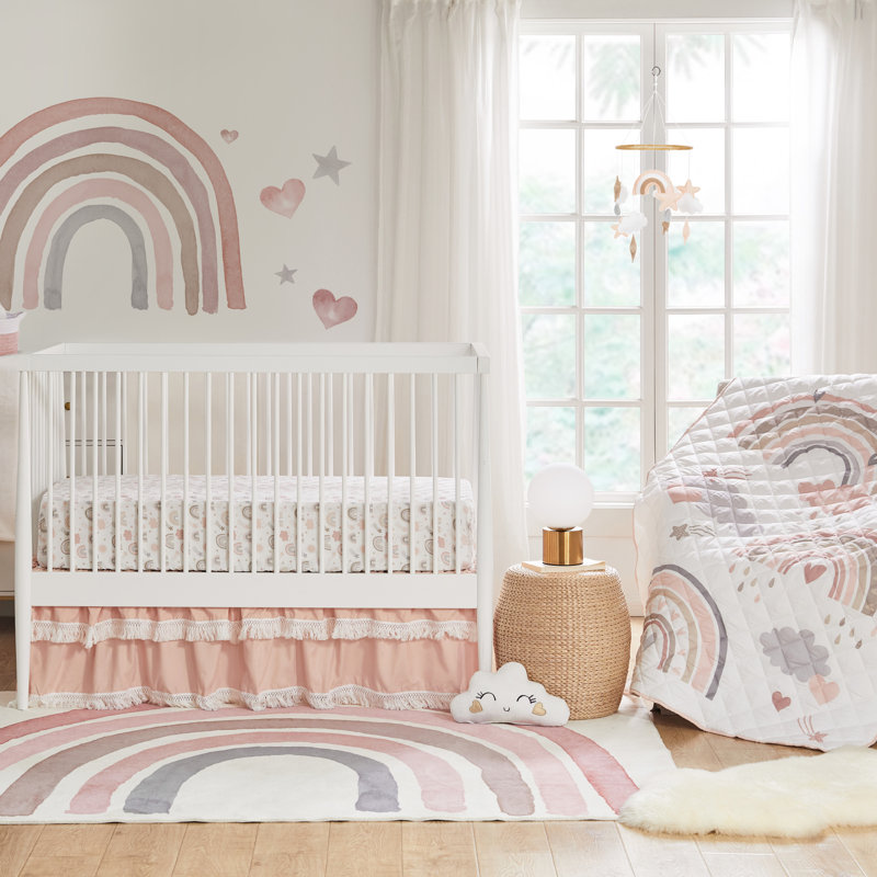 Ensemble de literie pour lit de bébé Over the Rainbow 4pc