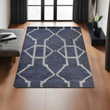 Sumiton Hand-Knotted Wool Light Grey White Colour, Area Rugs