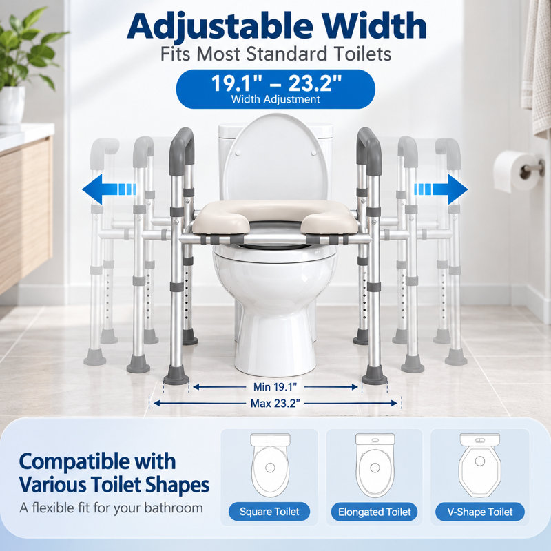 Toilet Seat Riser for Seniors