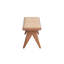 Banc en rotin et finition naturelle Velentina