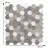 13 in. W x 13 in. L Fireplace Surround Peel and Stick Mosaic Tile