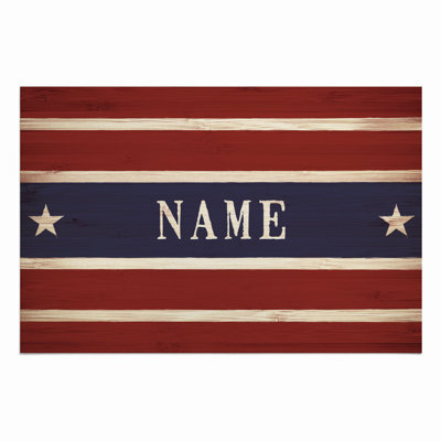 Non-Slip Independence Day Doormat