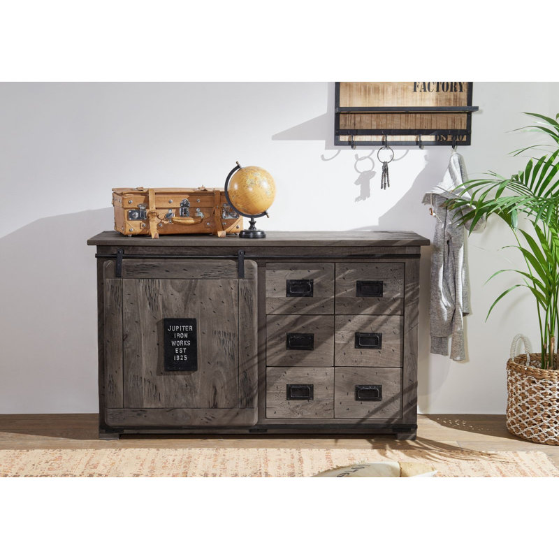 140cm Solid Wood Sideboard