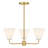 Hashimoto 3-Light Chandelier in Brass-934181330-934181328-934181335