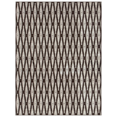 Viscose Geometric Indoor Rug