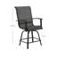 PVC-Coated Polyester 24 Swiveling Patio Bar Stool-187411244