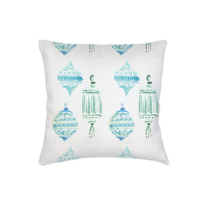 Printed Pillows Geometric Velvet Throw Pillow