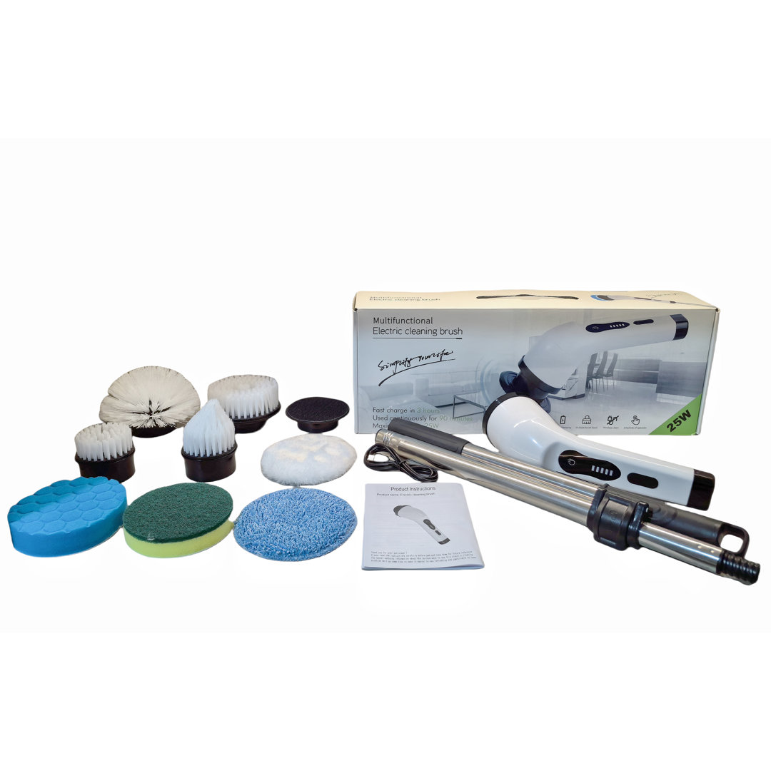 Electric Spin Scrubber For Cleaning Bathroom J&V Textiles