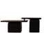 Table basse carrée Hip avec grain de bois noir-441763635