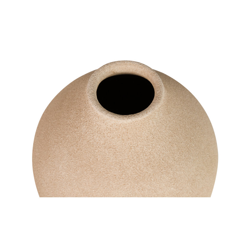 Ceramic / Porcelain Table Vase, Brown, 28cm H x 23cm W x 23cm D