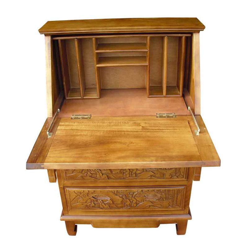 Abrams Solid Wood Solid Wood Secretary Desk