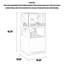 Petit réservoir d'aquarium de style industriel avec support en acier au carbone-561827227