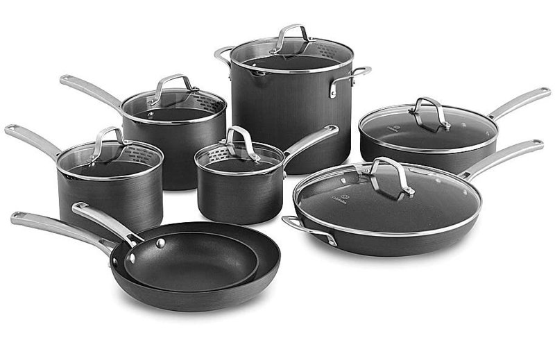 Calphalon 14 Pieces Aluminum Non Stick Cookware Set
