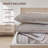 3-Piece King/Cal King Quilt Set,Clay