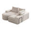 Canapé modulaire en chenille 2 pièces-1399632201