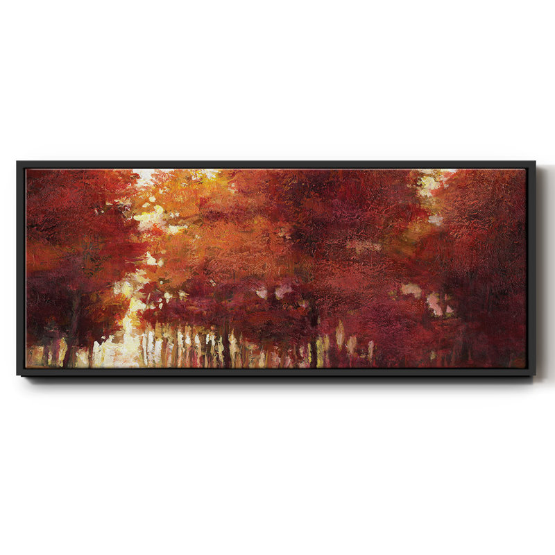 Lumière de l'après-midi - Toile encadrée, H 20 po x l 50 po