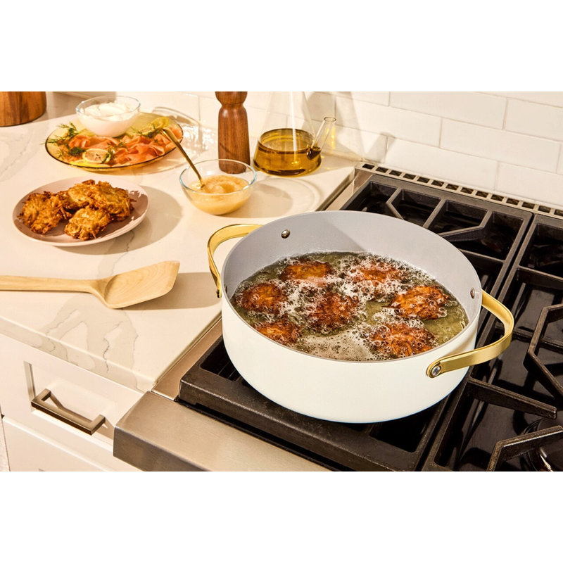 Caraway 6Qt Nonstick Ceramic Rondeau Pan W/ Lid, Sage