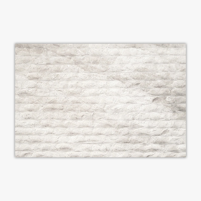 Carrelage mosaïque rustique crème en marbre ciselé 12 po x 24 po x l 12 po x L 24 po x P 0,75 po