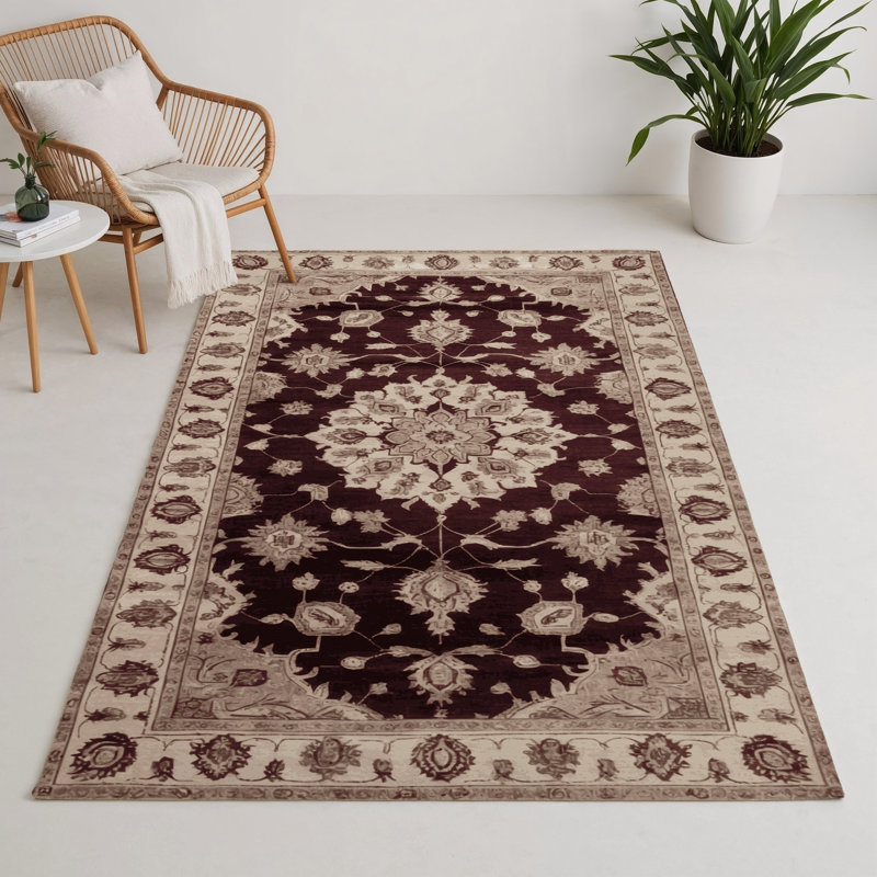 Tapis d'intérieur et d'extérieur surteint beige, Rectangulaire 3 pi x 5 pi